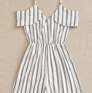 Striped romper